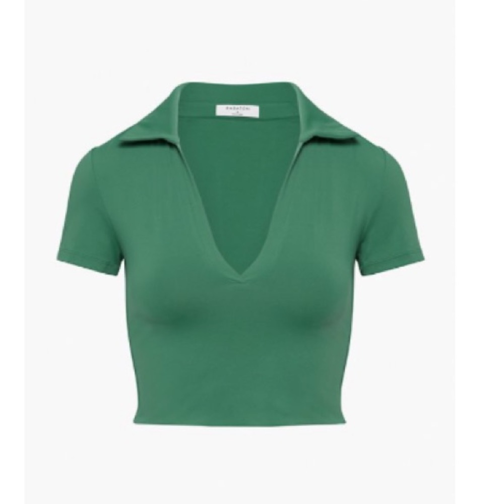 Aritzia Babaton contour polo half sleeve